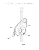 Pedaling scooter device diagram and image