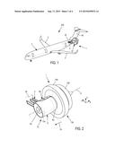 AIRCRAFT ASSEMBLY COMPRISING A MOUNTING STRUT BUILT INTO THE NACELLE AND     ARRANGED AT THE REAR SECTION OF THE FUSELAGE diagram and image