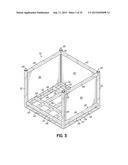 Container Having Door Assembly and Multiple Layers of Tracks diagram and image