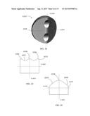 CUTTING ELEMENTS HAVING NON-PLANAR SURFACES AND DOWNHOLE CUTTING TOOLS     USING SUCH CUTTING ELEMENTS diagram and image