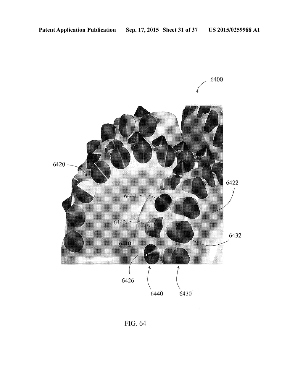 CUTTING ELEMENTS HAVING NON-PLANAR SURFACES AND DOWNHOLE CUTTING TOOLS     USING SUCH CUTTING ELEMENTS - diagram, schematic, and image 32