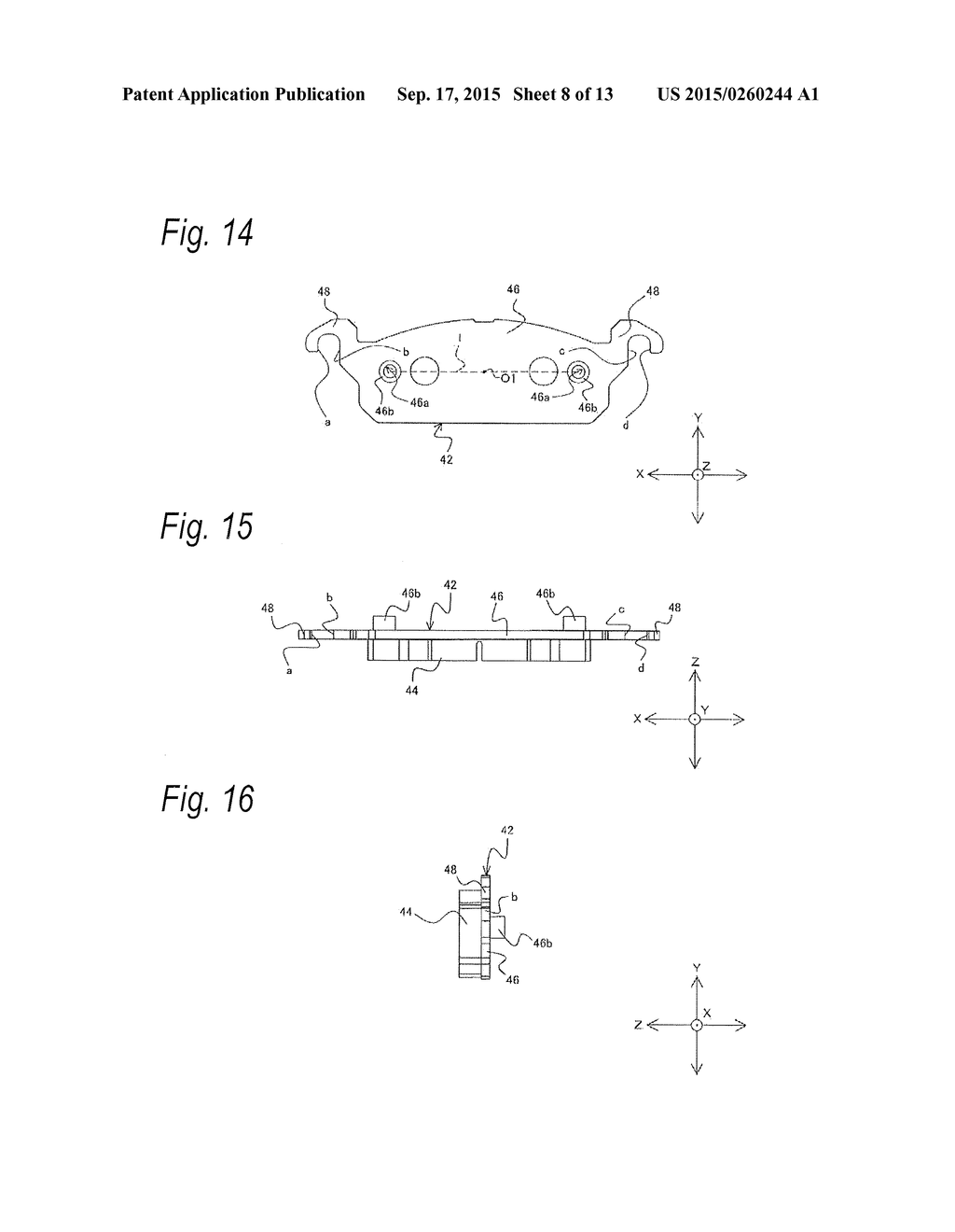 DISK BRAKE DEVICE AND BRAKE PAD FOR DISK BRAKE DEVICE - diagram, schematic, and image 09