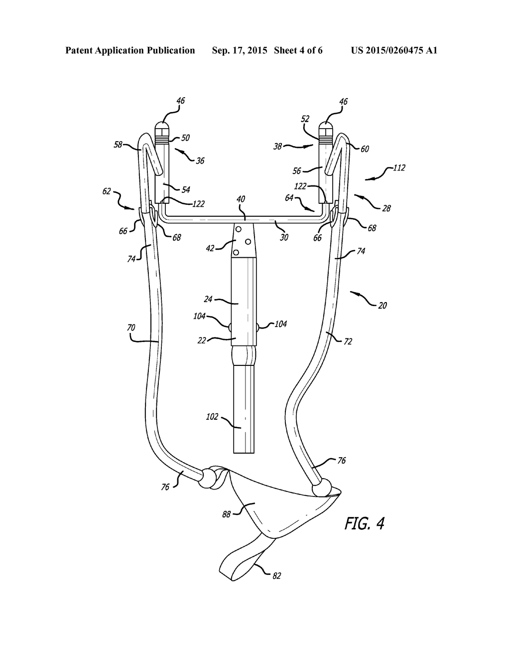 COLLAPSIBLE PROJECTILE LAUNCHER - diagram, schematic, and image 05