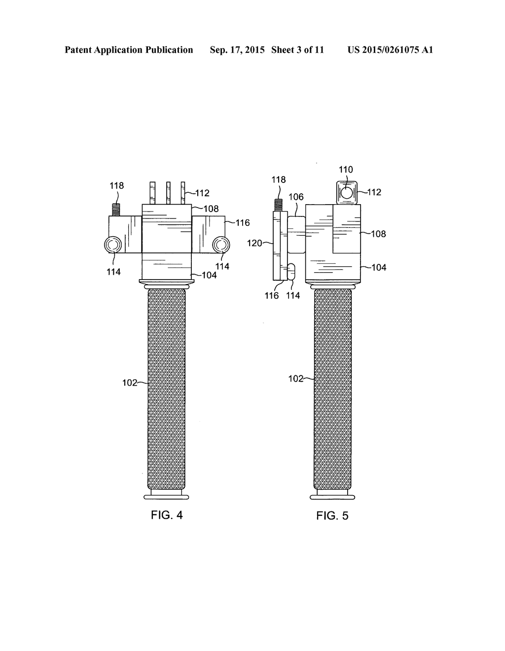 Camera stabilizer with quick-release strap mount - diagram, schematic, and image 04