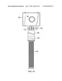 Camera stabilizer with quick-release strap mount diagram and image