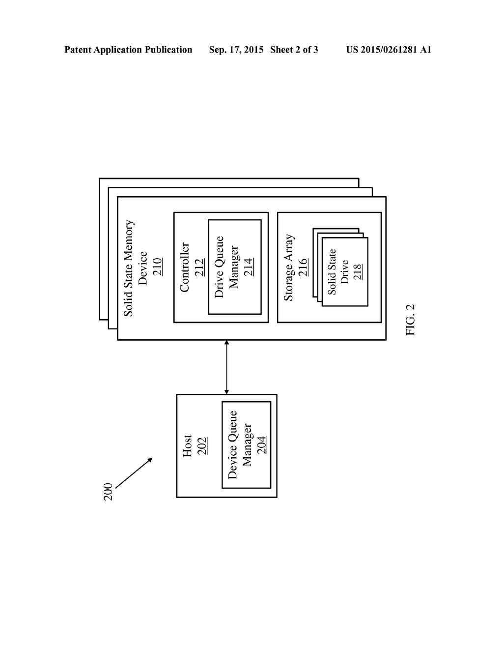 CONTROL OF SOLID STATE MEMORY DEVICE TEMPERATURE USING QUEUE DEPTH     MANAGEMENT - diagram, schematic, and image 03