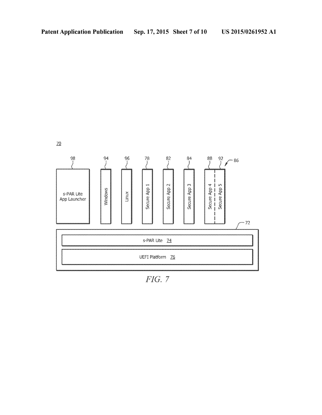 SERVICE PARTITION VIRTUALIZATION SYSTEM AND METHOD HAVING A SECURE     PLATFORM - diagram, schematic, and image 08