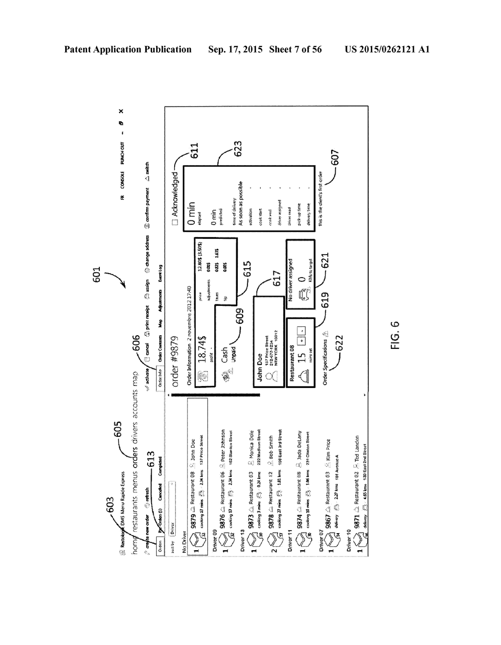 ORDER DELIVERY SYSTEM AND METHOD - diagram, schematic, and image 08