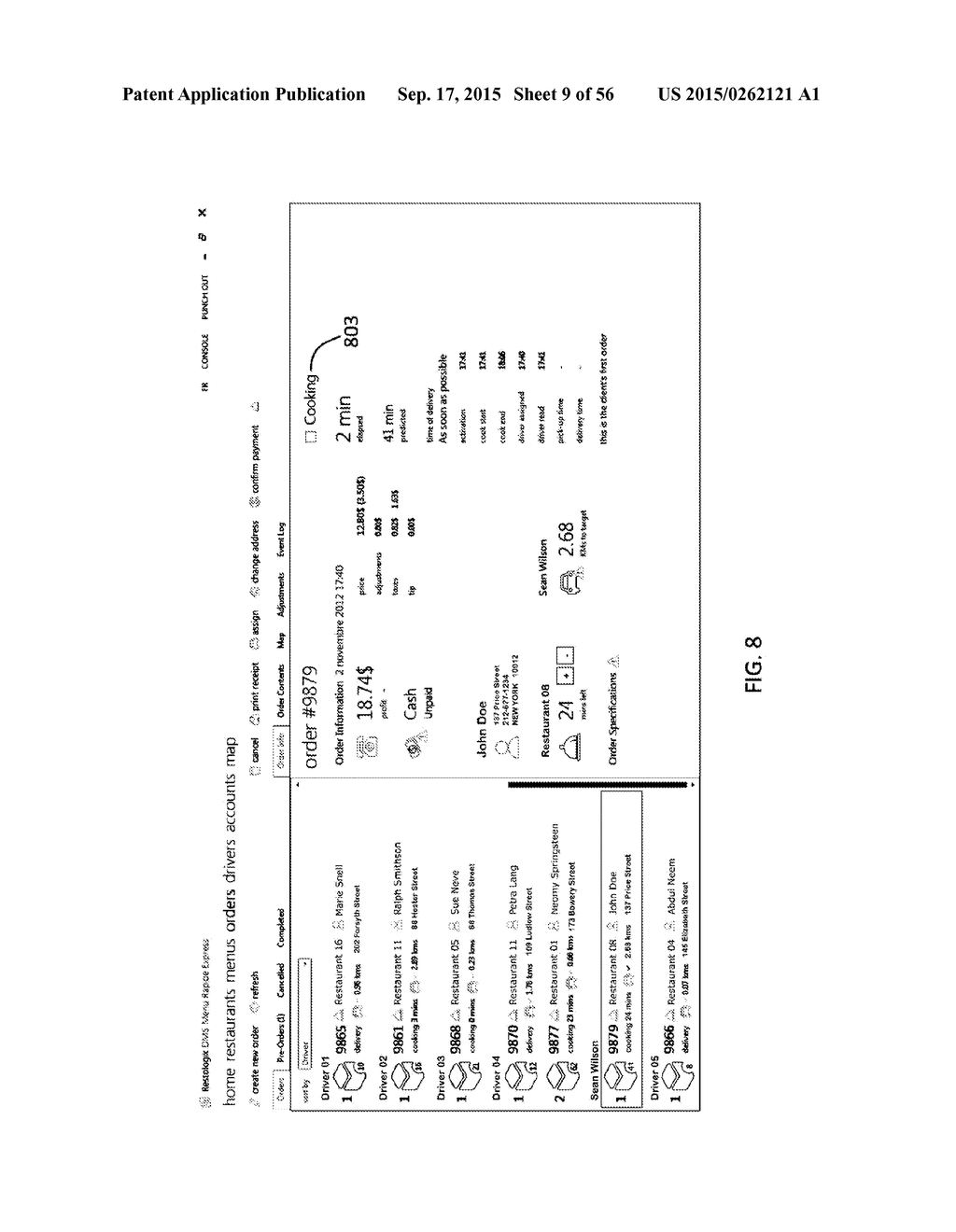 ORDER DELIVERY SYSTEM AND METHOD - diagram, schematic, and image 10