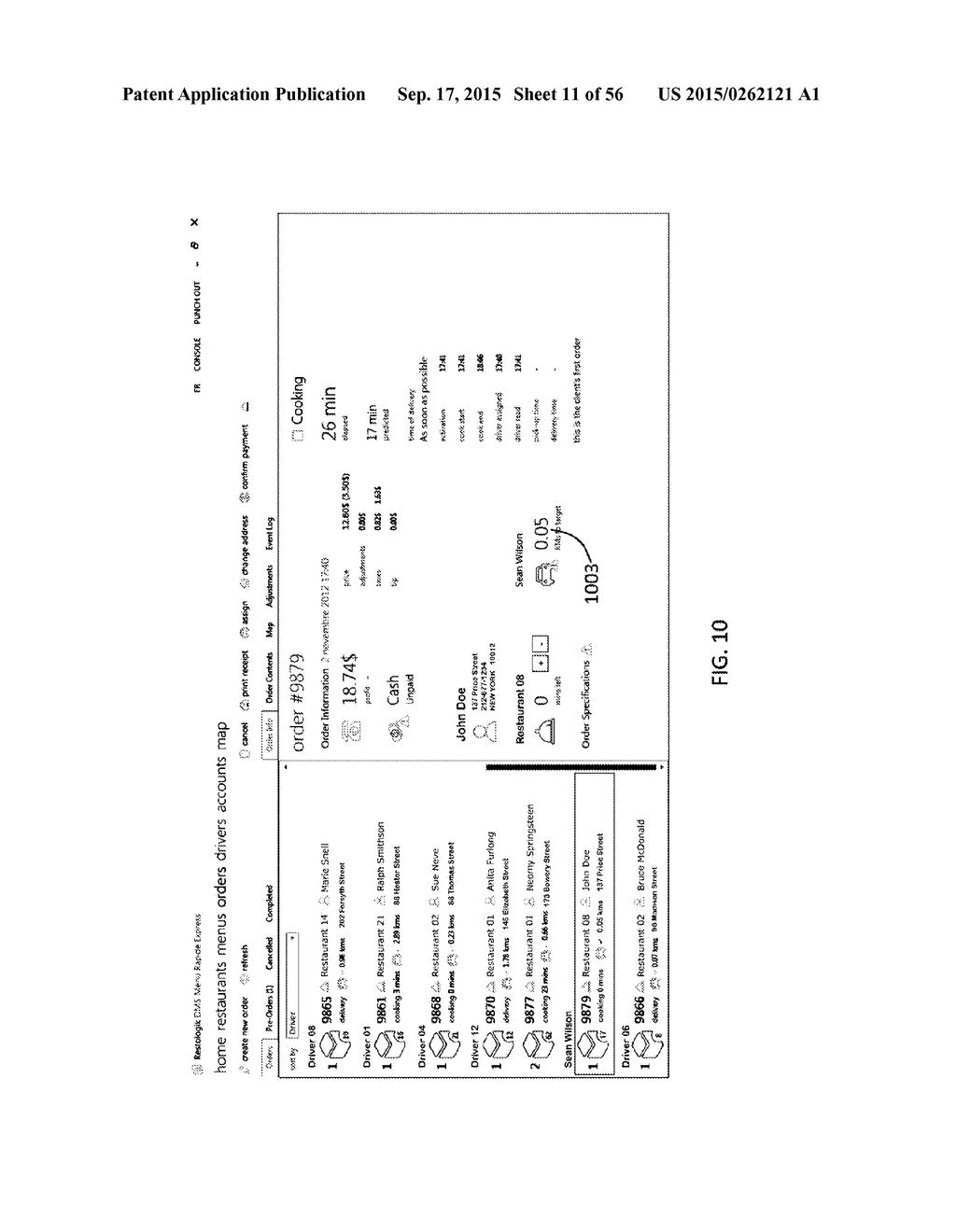 ORDER DELIVERY SYSTEM AND METHOD - diagram, schematic, and image 12