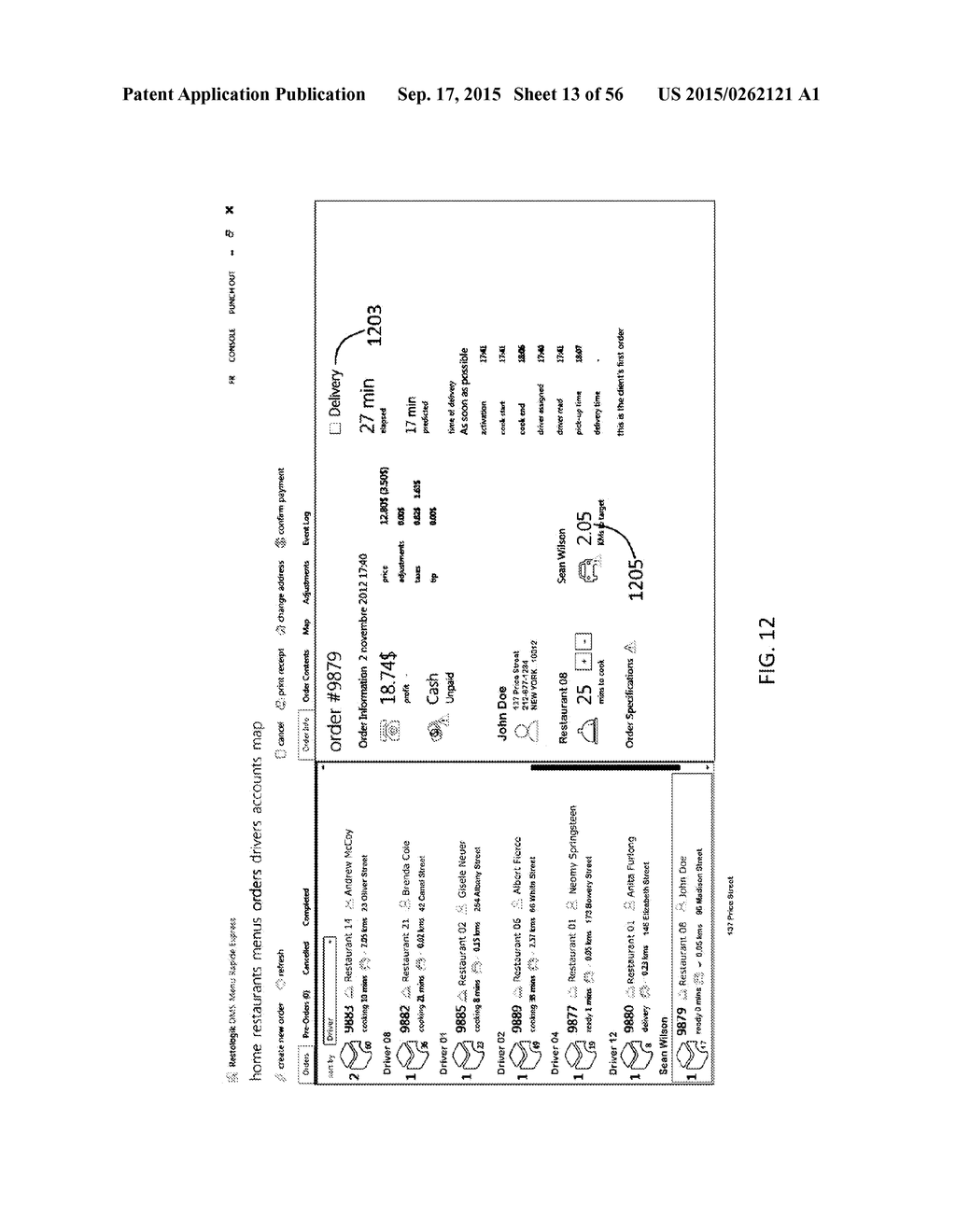 ORDER DELIVERY SYSTEM AND METHOD - diagram, schematic, and image 14