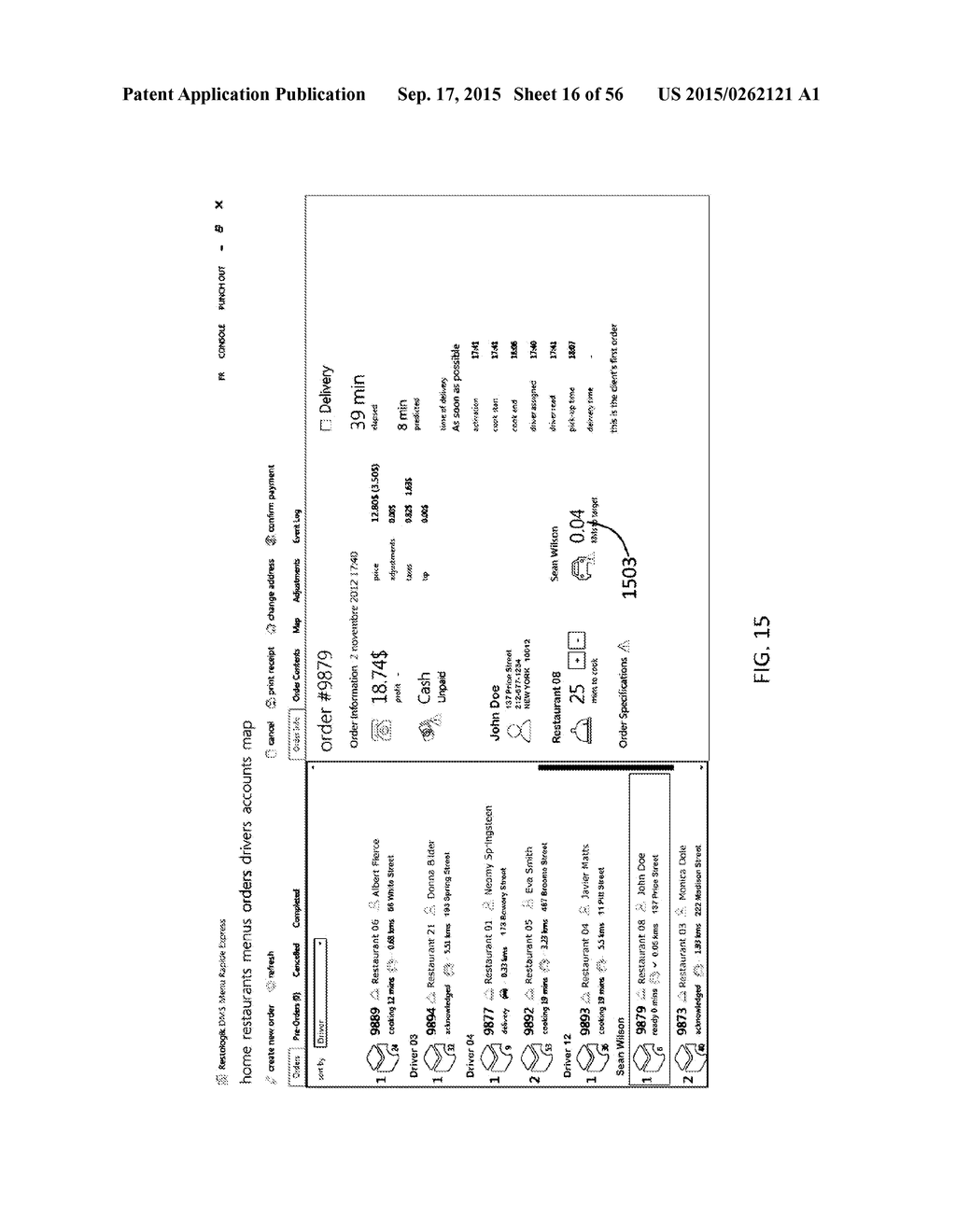 ORDER DELIVERY SYSTEM AND METHOD - diagram, schematic, and image 17