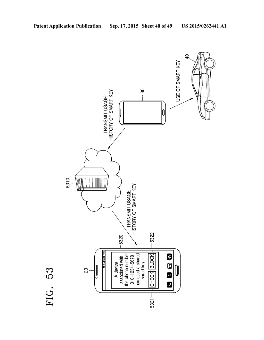 METHOD AND DEVICE FOR SHARING FUNCTIONS OF SMART KEY - diagram, schematic, and image 41