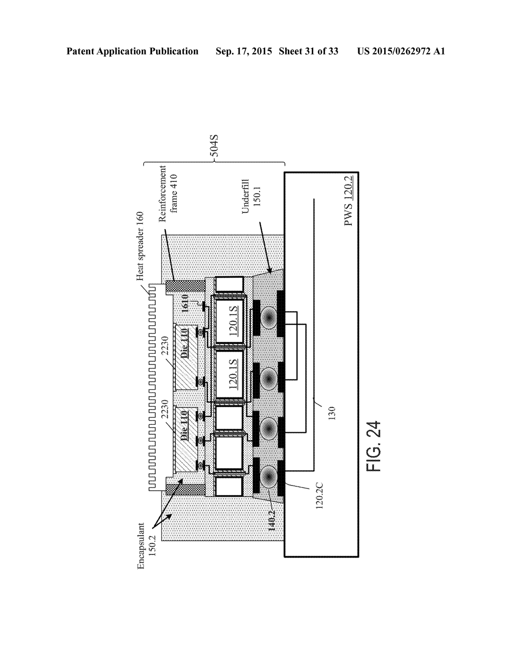 INTEGRATED CIRCUIT ASSEMBLIES WITH REINFORCEMENT FRAMES, AND METHODS OF     MANUFACTURE - diagram, schematic, and image 32