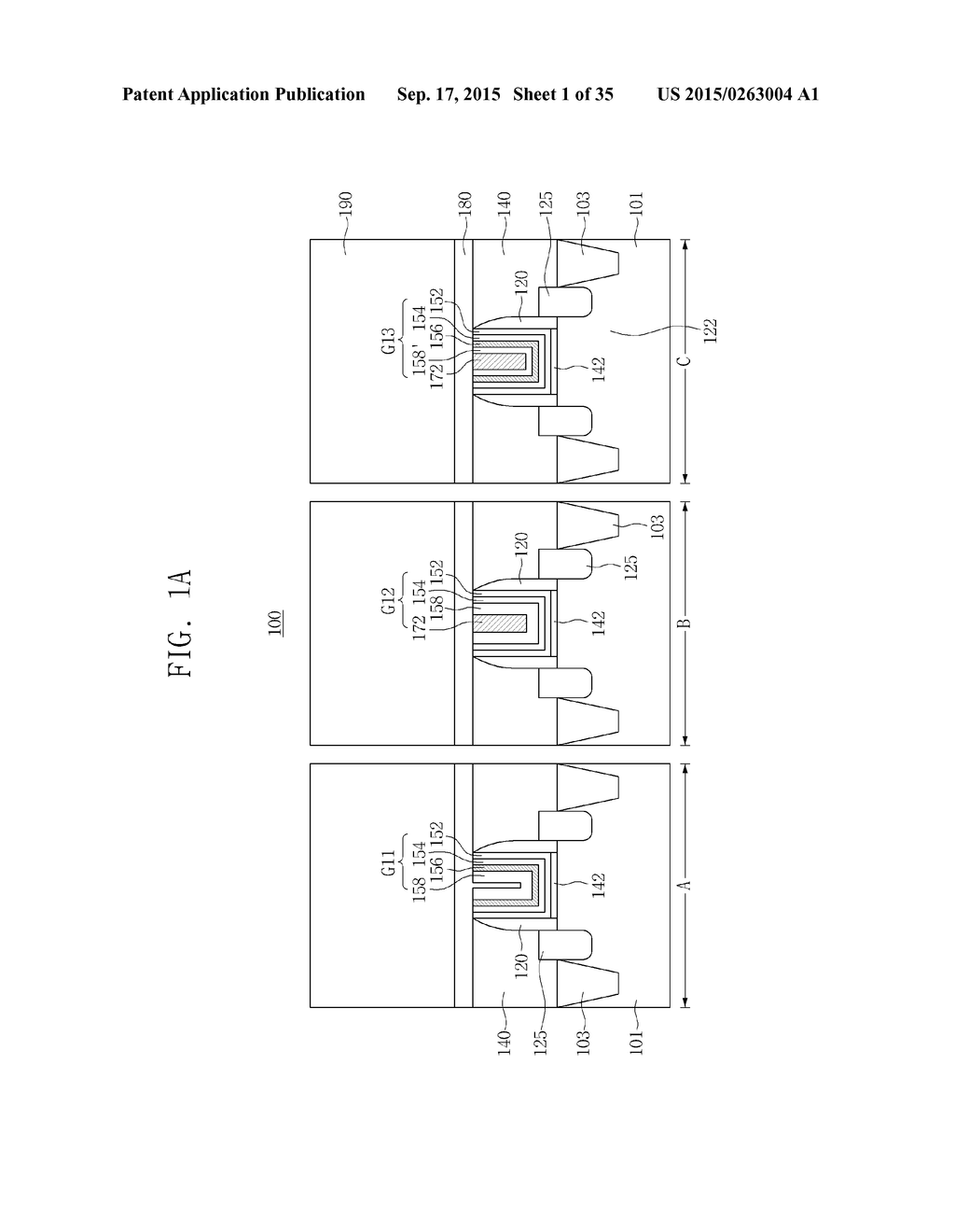 SEMICONDUCTOR DEVICE HAVING MID-GAP WORK FUNCTION METAL GATE ELECTRODE - diagram, schematic, and image 02