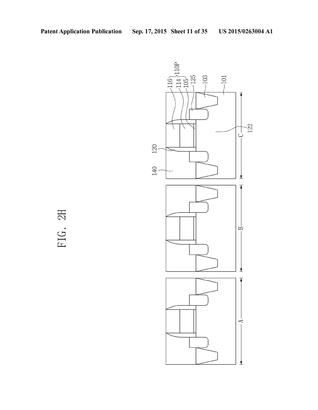 SEMICONDUCTOR DEVICE HAVING MID-GAP WORK FUNCTION METAL GATE ELECTRODE - diagram, schematic, and image 12