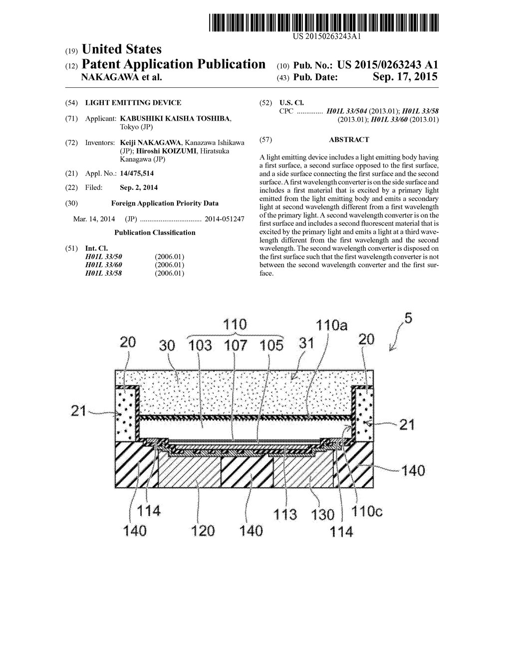 LIGHT EMITTING DEVICE - diagram, schematic, and image 01