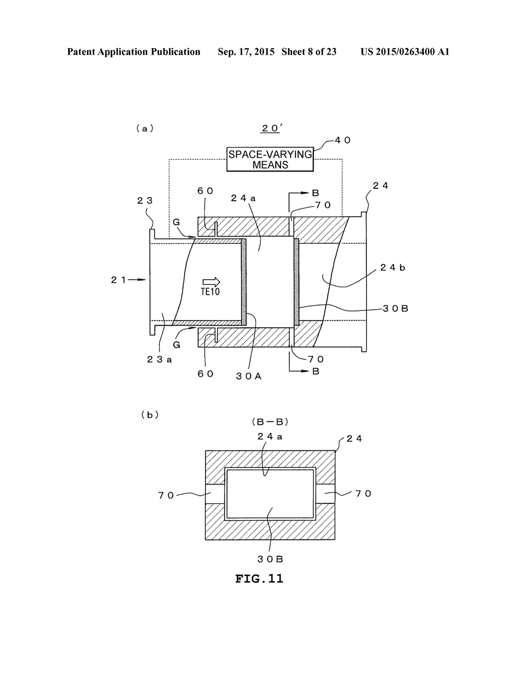 MILLIMETER WAVEBAND FILTER AND METHOD OF VARYING RESONANT FREQUENCY     THEREOF - diagram, schematic, and image 09