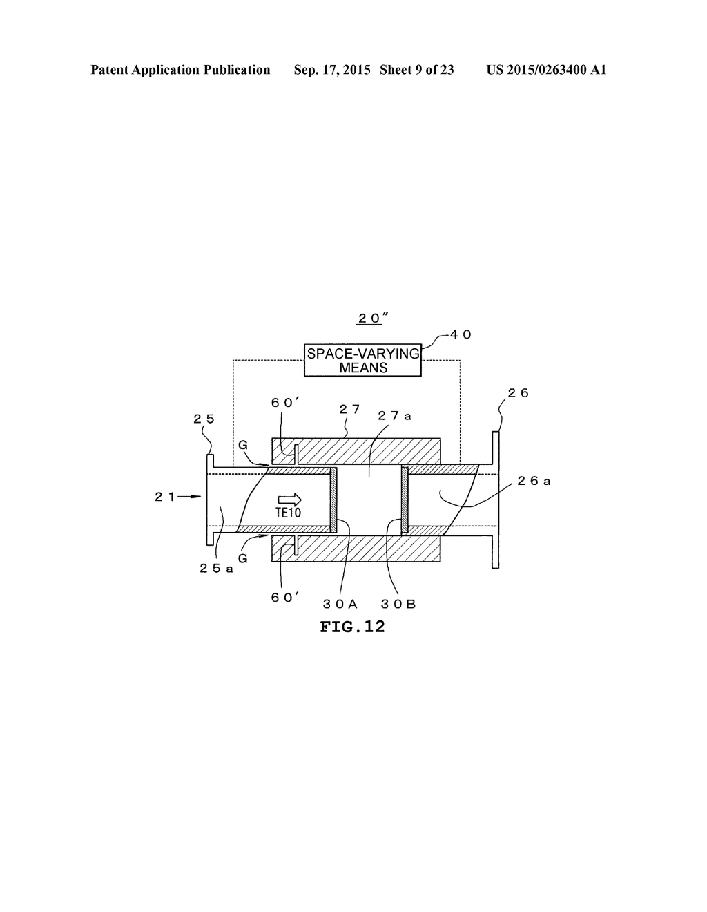 MILLIMETER WAVEBAND FILTER AND METHOD OF VARYING RESONANT FREQUENCY     THEREOF - diagram, schematic, and image 10