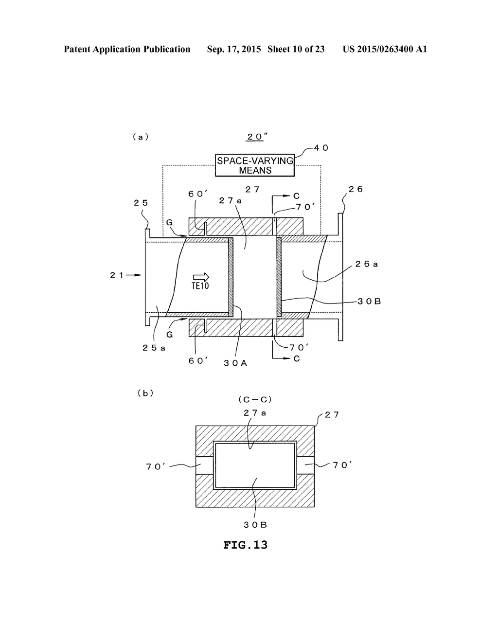 MILLIMETER WAVEBAND FILTER AND METHOD OF VARYING RESONANT FREQUENCY     THEREOF - diagram, schematic, and image 11