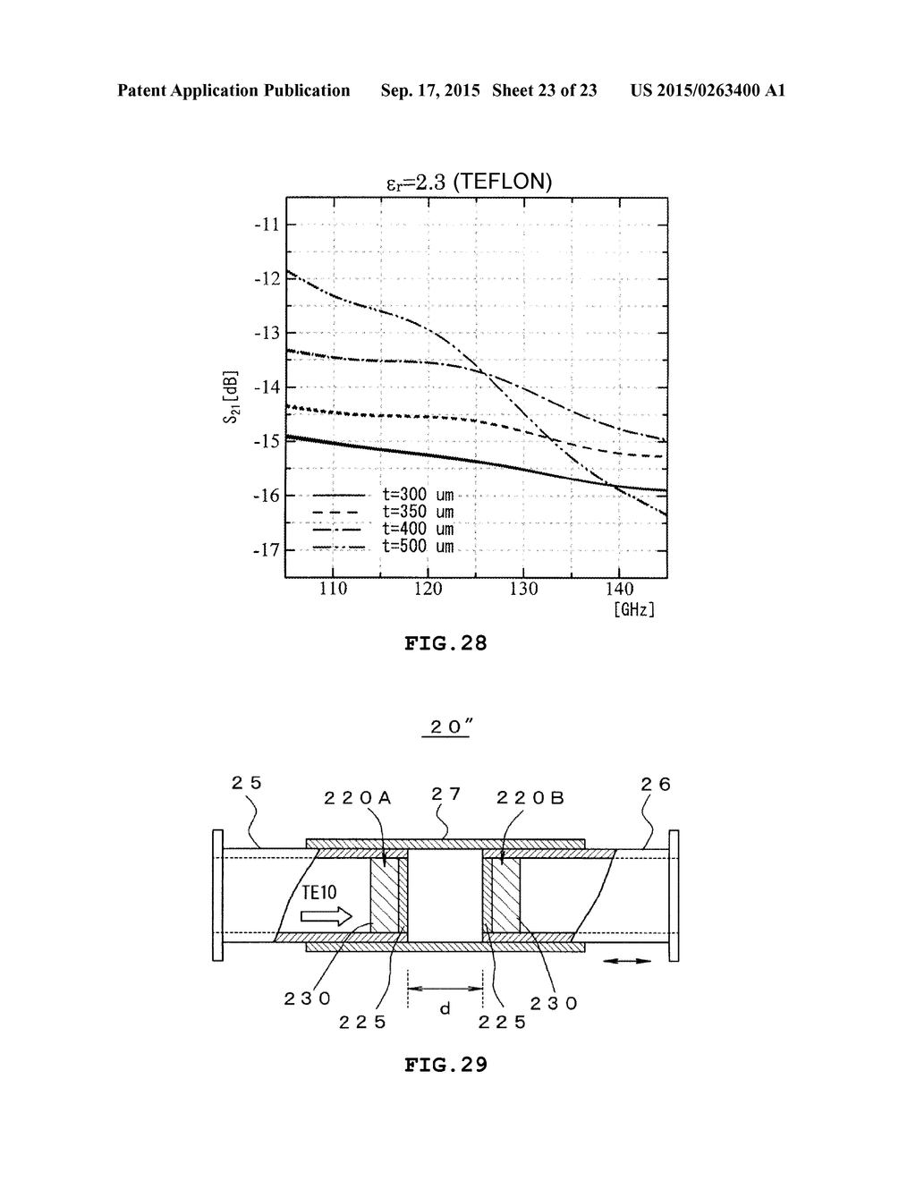 MILLIMETER WAVEBAND FILTER AND METHOD OF VARYING RESONANT FREQUENCY     THEREOF - diagram, schematic, and image 24