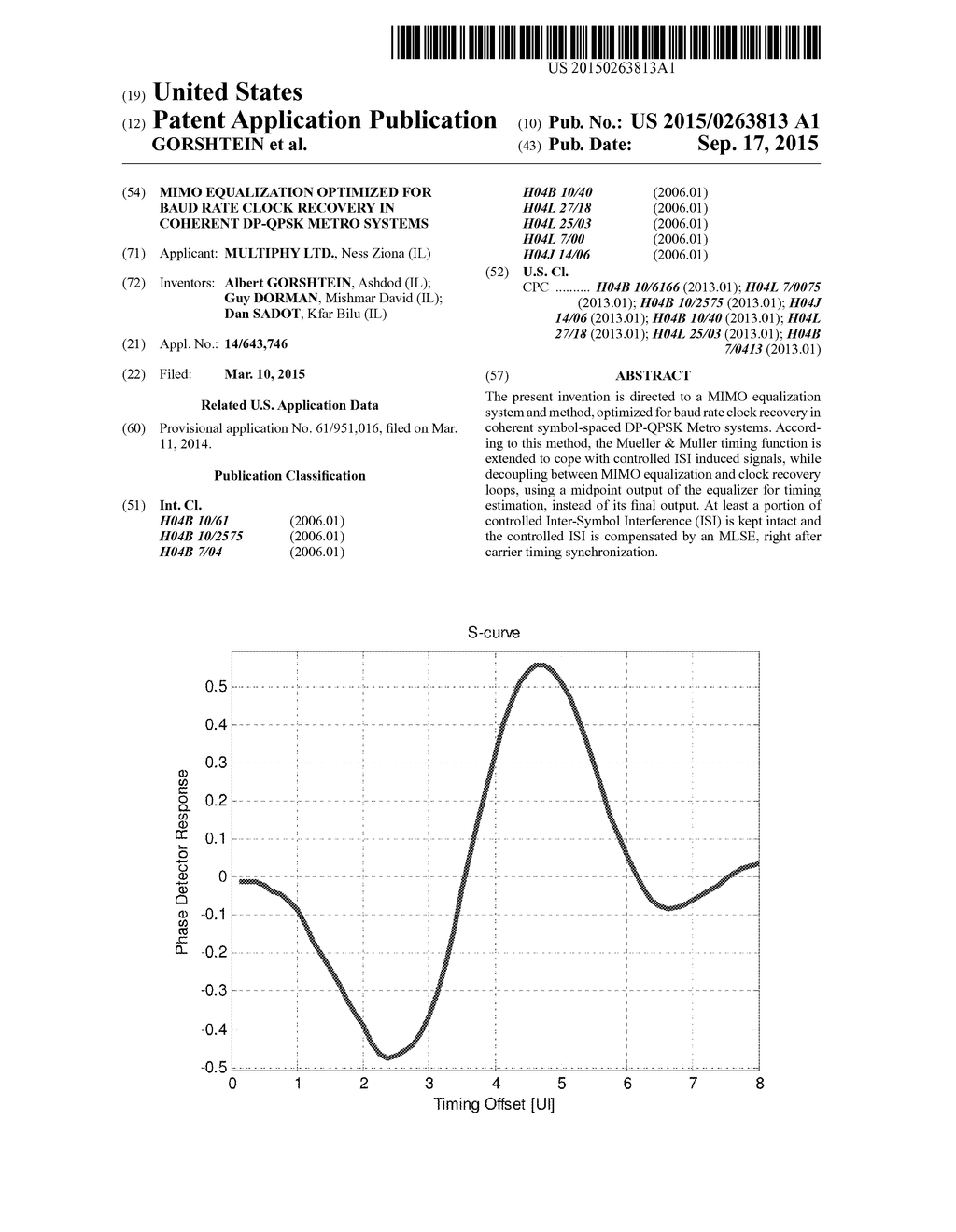 MIMO EQUALIZATION OPTIMIZED FOR BAUD RATE CLOCK RECOVERY IN COHERENT     DP-QPSK METRO SYSTEMS - diagram, schematic, and image 01