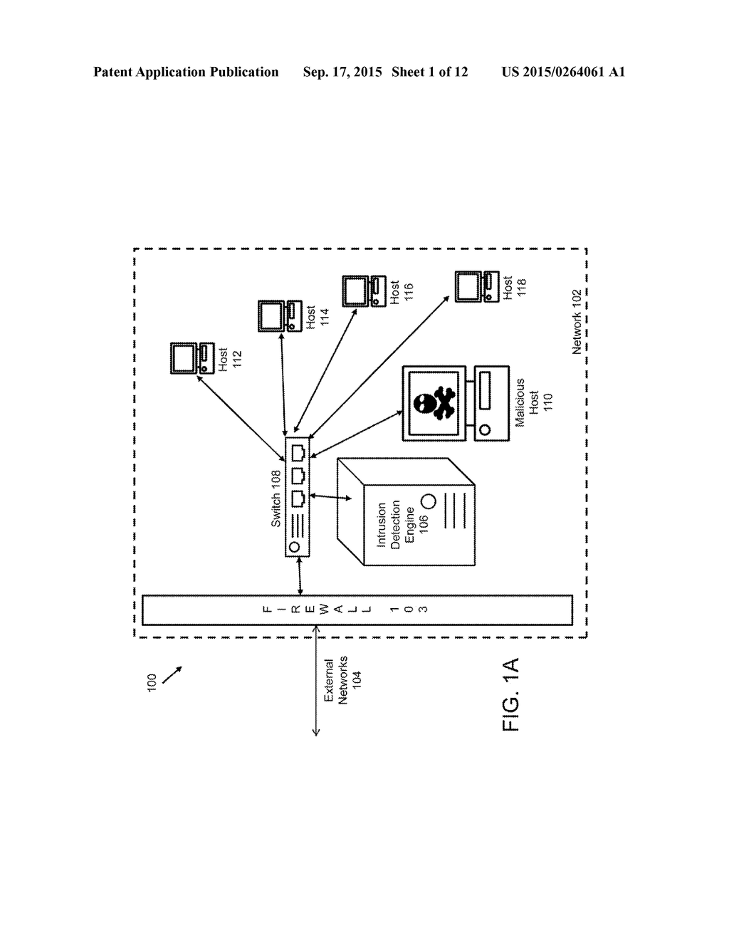 SYSTEM AND METHOD FOR DETECTING NETWORK INTRUSIONS USING LAYERED HOST     SCORING - diagram, schematic, and image 02