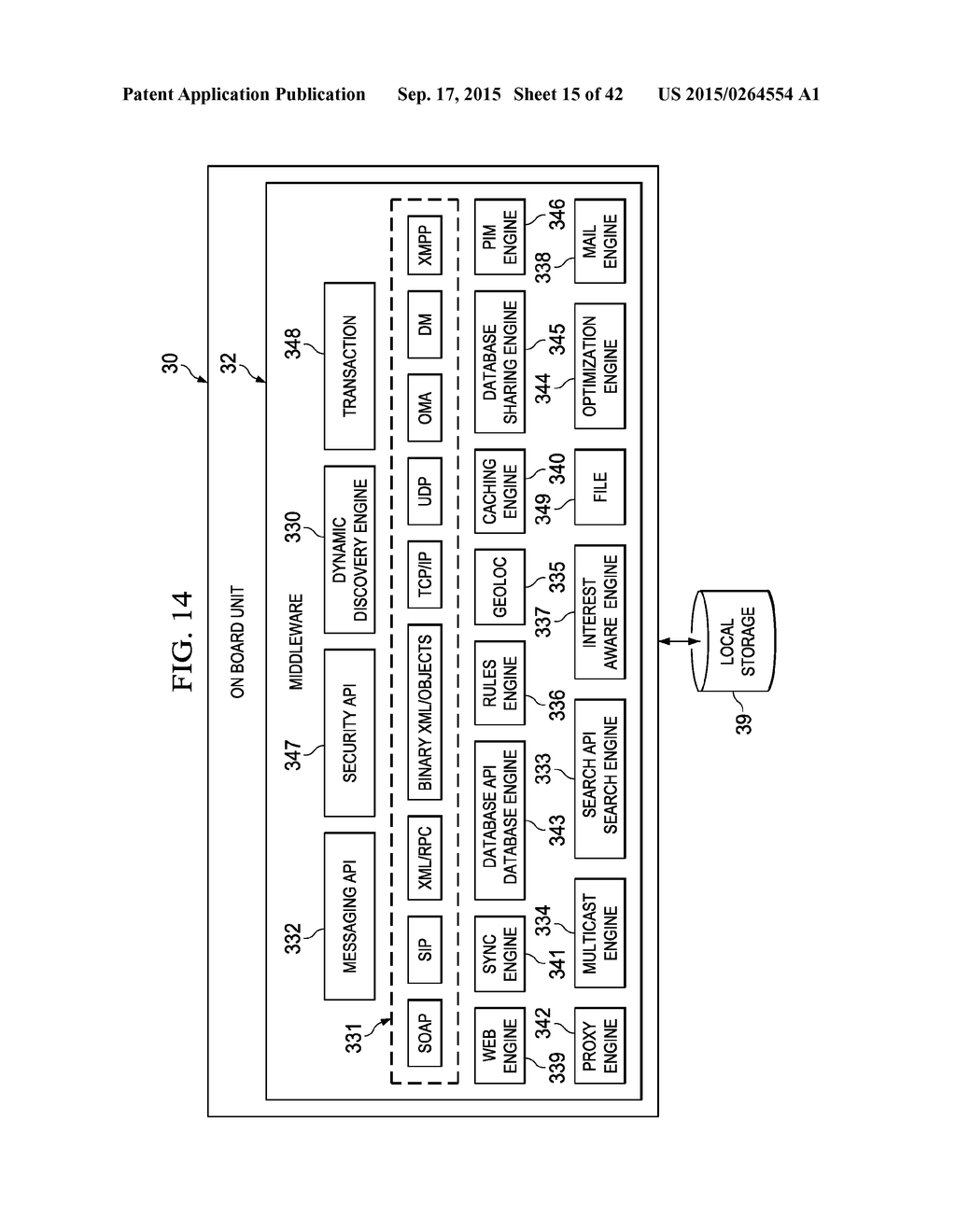 SYSTEM AND METHOD FOR ROUTING, MOBILITY, APPLICATION SERVICES, DISCOVERY,     AND SENSING IN A VEHICULAR NETWORK ENVIRONMENT - diagram, schematic, and image 16