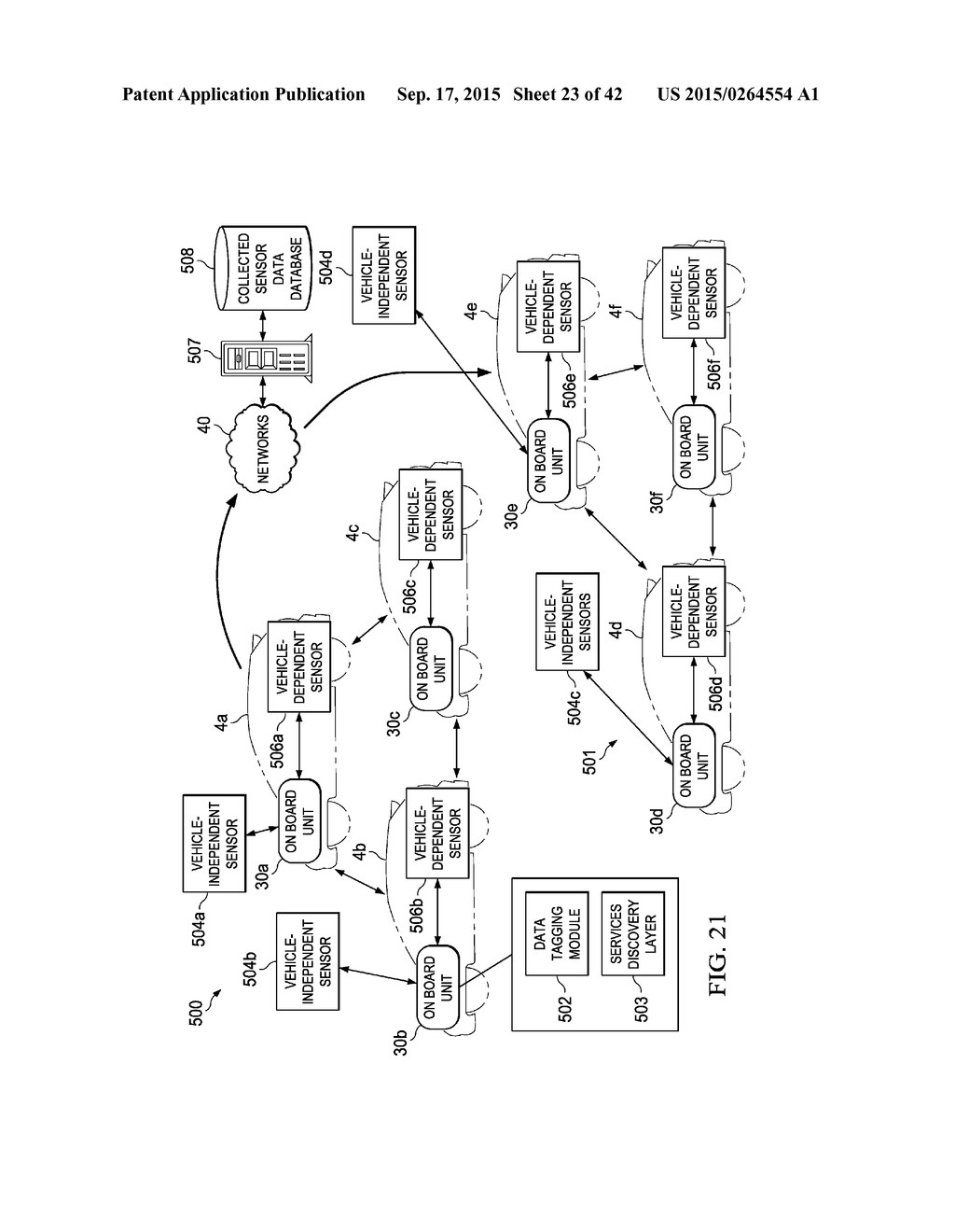 SYSTEM AND METHOD FOR ROUTING, MOBILITY, APPLICATION SERVICES, DISCOVERY,     AND SENSING IN A VEHICULAR NETWORK ENVIRONMENT - diagram, schematic, and image 24