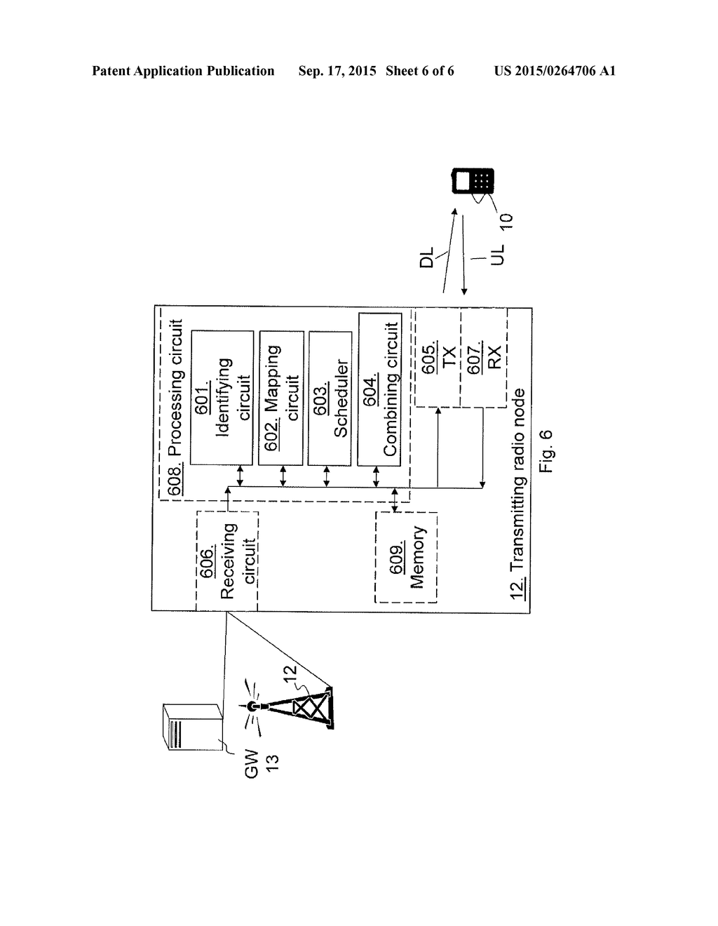 Transmitting Radio Node and Method Therein for Scheduling Service Data     Flows - diagram, schematic, and image 07