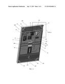 Hybrid Rear Cover and Mounting Bracket for Electronic Display diagram and image