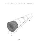 BRUSH HEAD WITH RECESSED BRISTLES, BRUSH, METHOD OF MAKING AND METHOD OF     USING SAME diagram and image