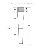 BRUSH HEAD WITH RECESSED BRISTLES, BRUSH, METHOD OF MAKING AND METHOD OF     USING SAME diagram and image