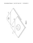 TACTILE WARNING SURFACE MOUNT PANEL FOR MOUNTING ON A PREFORMED GROUND     SURFACE diagram and image