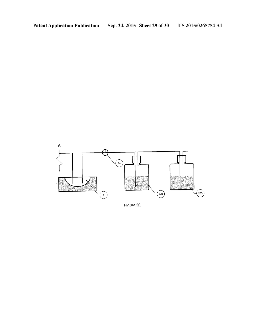 DRESSING AND APPARATUS FOR CLEANSING THE WOUNDS - diagram, schematic, and image 30