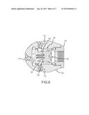 HIGH PRESSURE FLUID SPRAY NOZZLE INCORPORATING A FLOW CONTROLLED SWITCHING     VALVE diagram and image