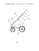 FRAME AND PUSHCHAIR OR BUGGY PROVIDED WITH A TELESCOPIC PUSH BAR diagram and image