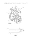 HEAVY ROAD VEHICLE WITH NORMAL STEERING AND CRAB STEERING diagram and image