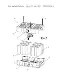 Battery Holder Device for Electric Bicycle diagram and image