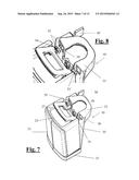 Battery Holder Device for Electric Bicycle diagram and image