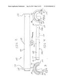 BENDING STRAIN RELIEF ASSEMBLY FOR MARINE CABLES INCORPORATING AT LEAST     ONE ELONGATED STIFFNESS MEMBER diagram and image