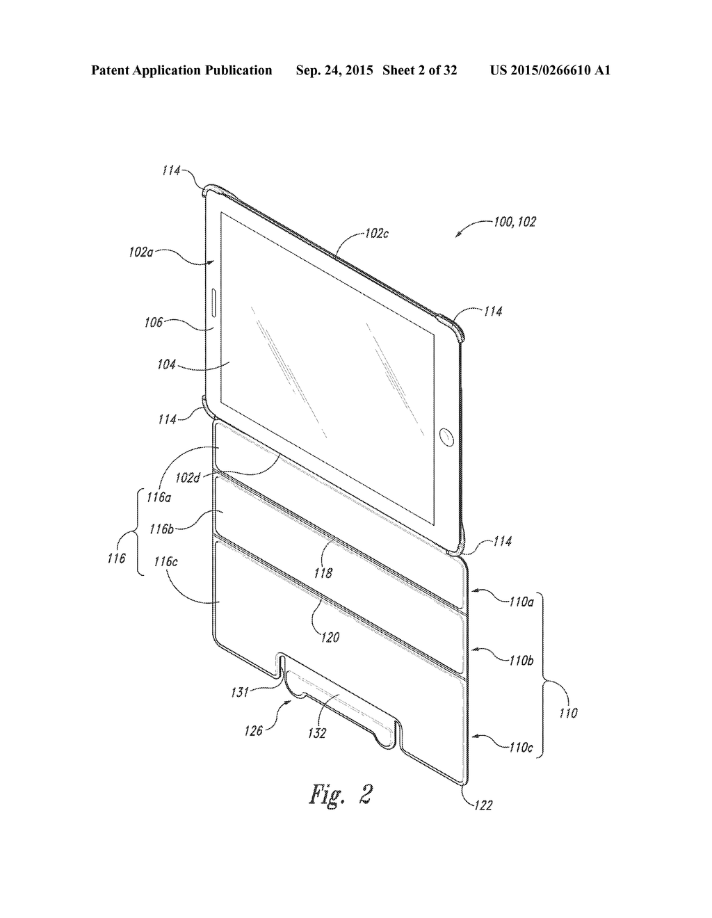 PROTECTIVE CASE INCLUDING COVER DEPLOYABLE AS AN ADJUSTABLE SUPPORT     STRUCTURE AND RELATED DEVICES, SYSTEMS, AND METHODS - diagram, schematic, and image 03
