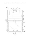 PROTECTIVE CASE INCLUDING COVER DEPLOYABLE AS AN ADJUSTABLE SUPPORT     STRUCTURE AND RELATED DEVICES, SYSTEMS, AND METHODS diagram and image