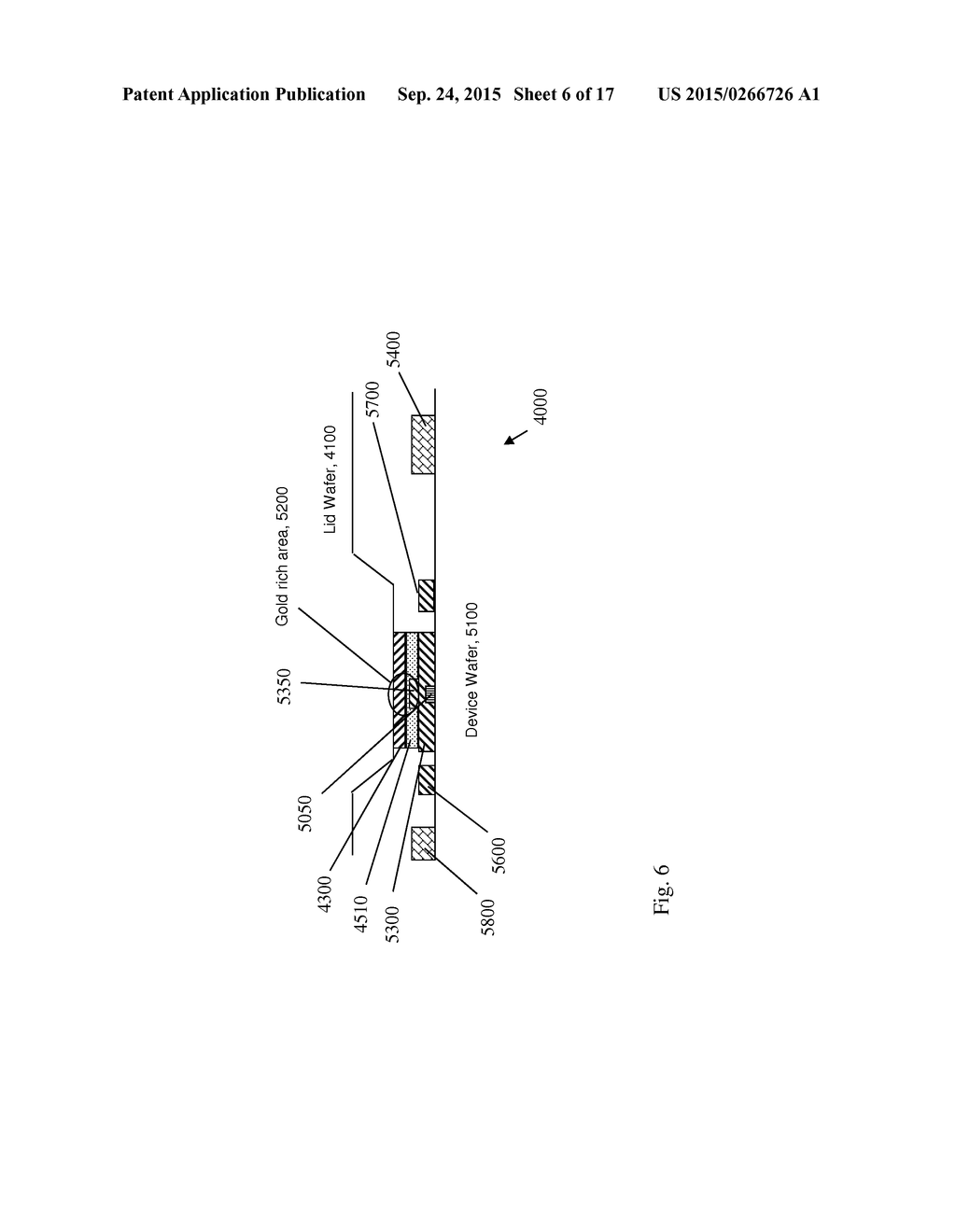 WAFER LEVEL HERMETIC BOND USING METAL ALLOY WITH RAISED FEATURE AND     WETTING LAYER - diagram, schematic, and image 07