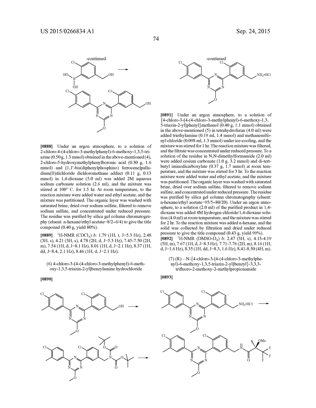 TRIAZINE COMPOUNDS AND PHARMACEUTICAL USE THEREOF - diagram, schematic, and image 76