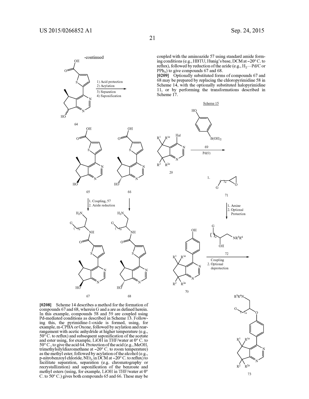 5H-CYCLOPENTA[d]PYRIMIDINES AS AKT PROTEIN KINASE INHIBITORS - diagram, schematic, and image 22