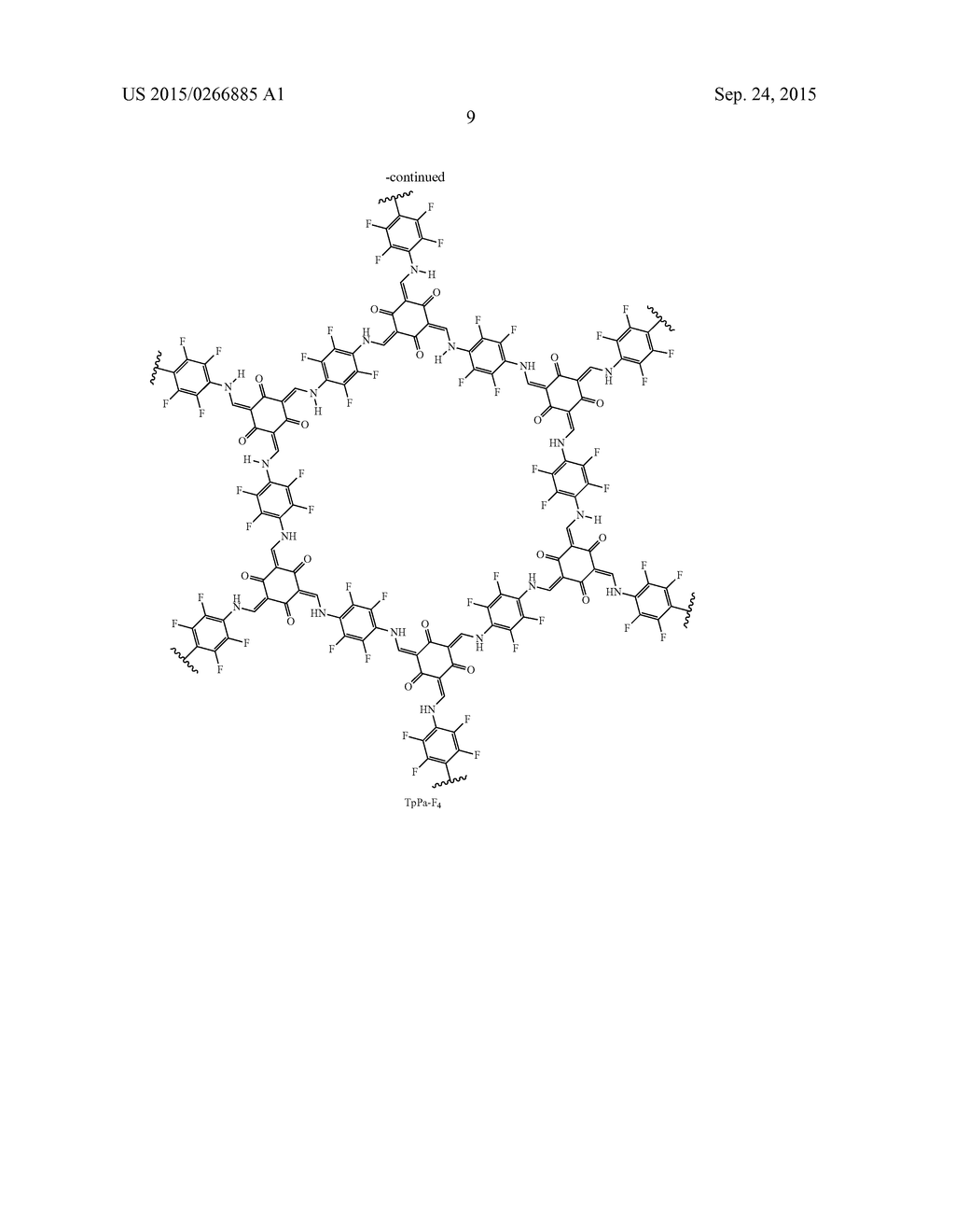 POROUS CRYSTALLINE FRAMEWORKS, PROCESS FOR THE PREPARATION THEROF AND     THEIR MECHANICAL DELAMINATION TO COVALENT ORGANIC NANOSHEETS (CONS) - diagram, schematic, and image 46