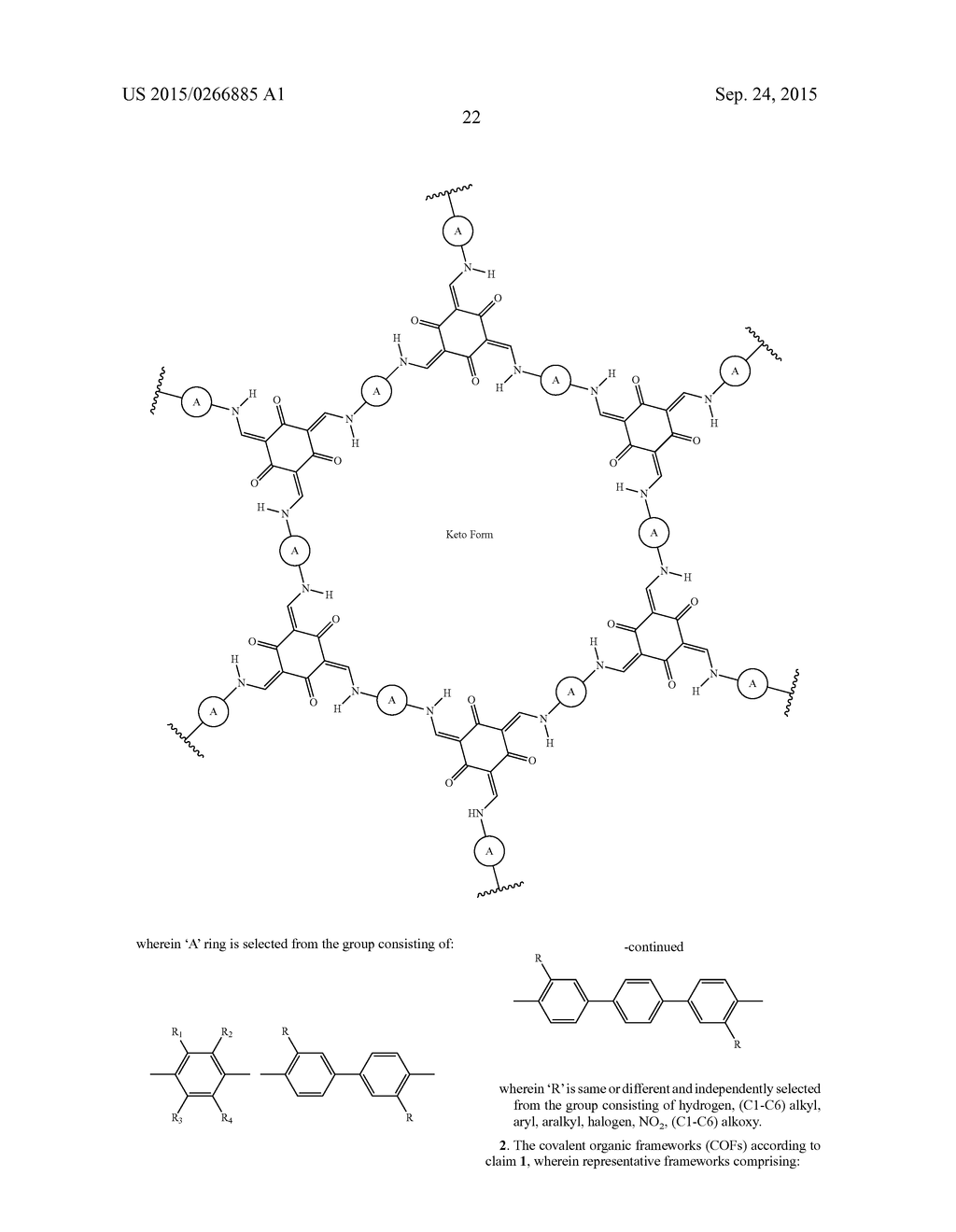 POROUS CRYSTALLINE FRAMEWORKS, PROCESS FOR THE PREPARATION THEROF AND     THEIR MECHANICAL DELAMINATION TO COVALENT ORGANIC NANOSHEETS (CONS) - diagram, schematic, and image 59