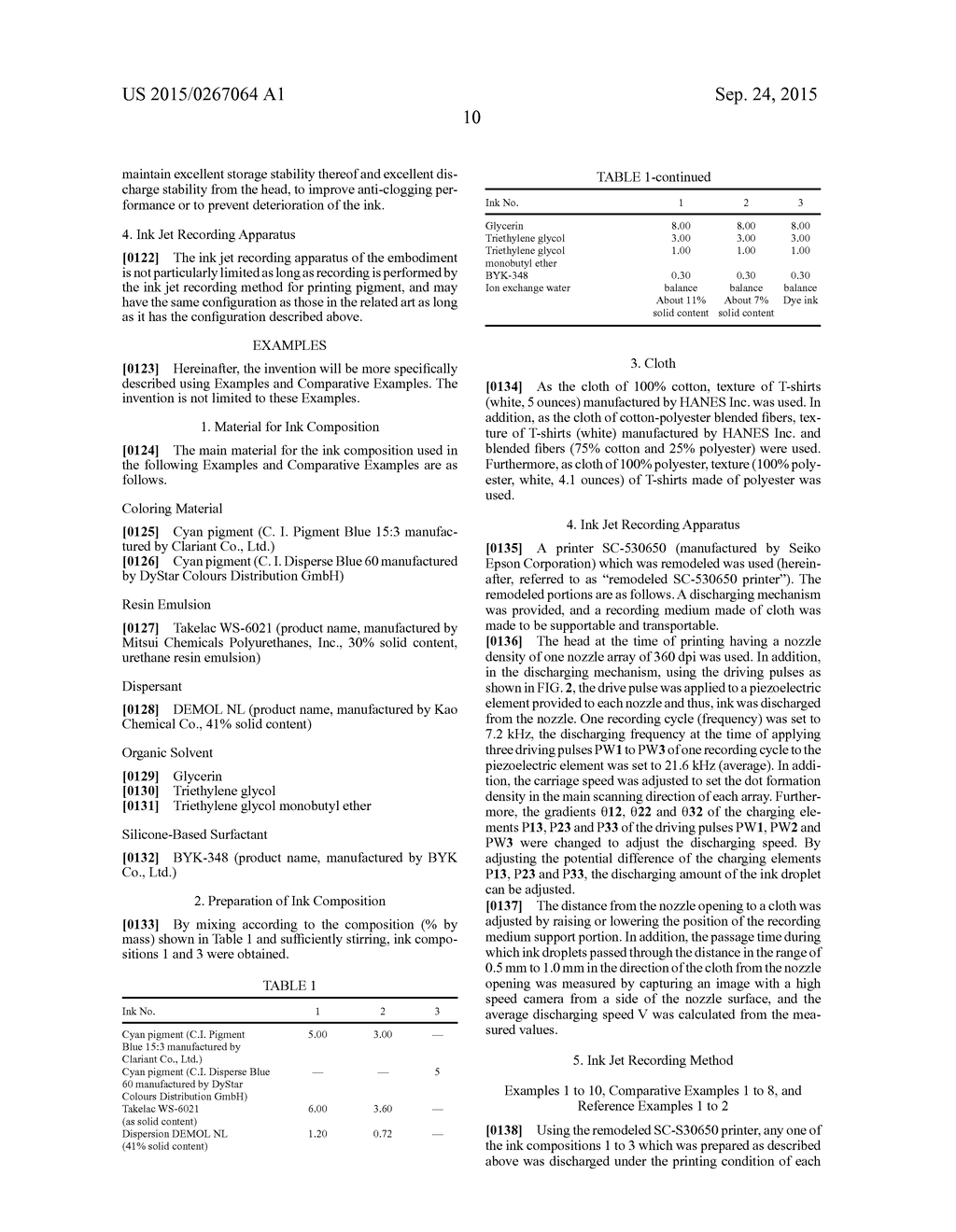 INK JET RECORDING METHOD FOR PRINTING PIGMENT - diagram, schematic, and image 14