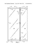 Combination Marine and Stop Frame Glazed Panel and Method for the Same diagram and image